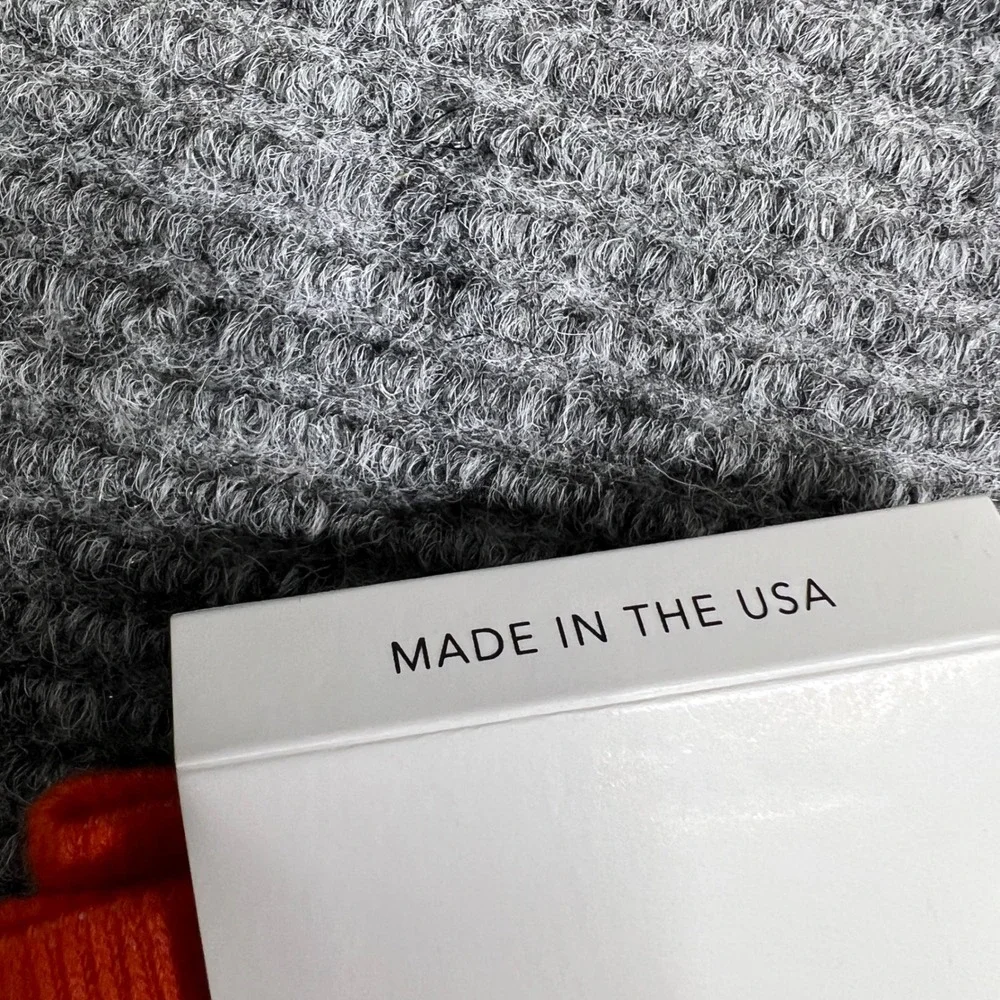 Ridepanda Sock Club Argyle Panda Crew Socks‎ Orange Green Grey Made in USA NEW